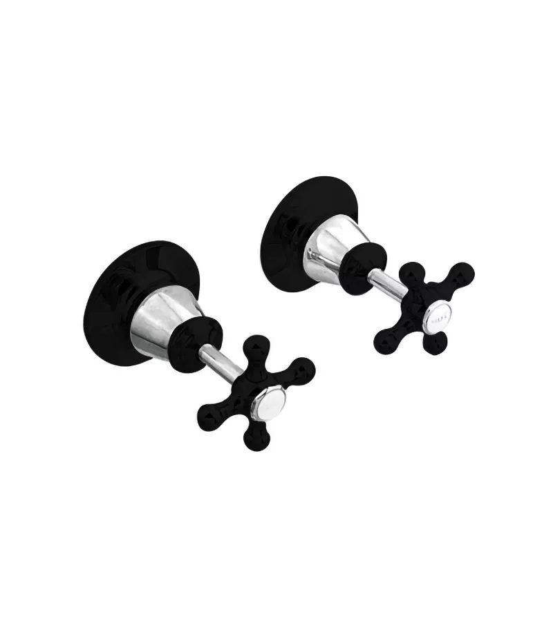 Noosa Heritage Wall Top Assembly – Matt Black & Chrome 3 Noosa Heritage Wall Top Assembly – Matt Black & Chrome