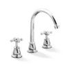 Noosa Heritage Hob Sink Tap Set – Chrome