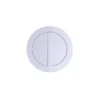 Poseidon Chrome Round Press Toilet Button