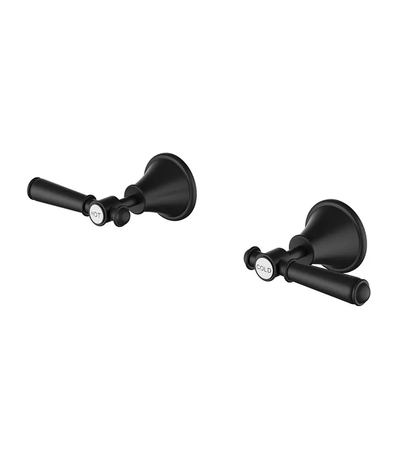 Clasico Solid Handle Wall Top Assembly – Matt Black 3 Clasico Solid Handle Wall Top Assembly – Matt Black