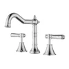 Clasico Solid Handle Basin Tap Set – Chrome