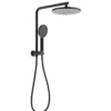 Regal Matt Black Mini Multifunctional Twin Shower Set -Renovation PHC313031RN B