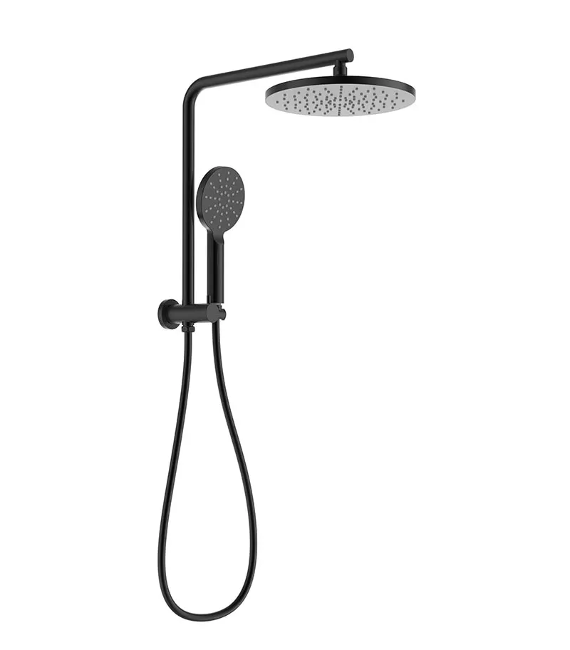 Regal Matt Black Mini Multifunctional Twin Shower Set 3 Regal Matt Black Mini Multifunctional Twin Shower Set