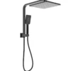 Sando Matt Black Mini Multifunctional Twin Shower Set