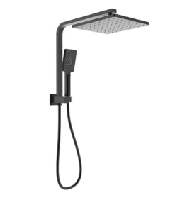 Sando Matt Black Mini Multifunctional Twin Shower Set