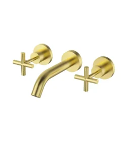 Mona Bath Tap Set – Brushed Gold