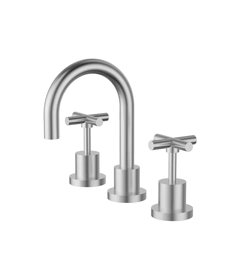 Mona Basin Tap Set – Brushed Nickel 3 Mona Basin Tap Set – Brushed Nickel