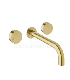 Tana Brushed Gold Bath Tap Set