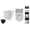 Poseidon Reno 103 Geberit In Wall Cistern Floor Pan Toilet -Renovation QB103WFP G 01