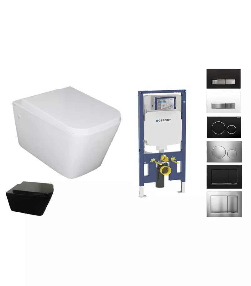 Poseidon Reno 303 Geberit Cistern Wall Hung Toilet 3 Poseidon Reno 303 Geberit Cistern Wall Hung Toilet