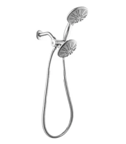 Round Chrome Dual Shower