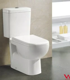 Poseidon Reno 006 Close Coupled Toilet – Gloss White -Renovation RENO006 2