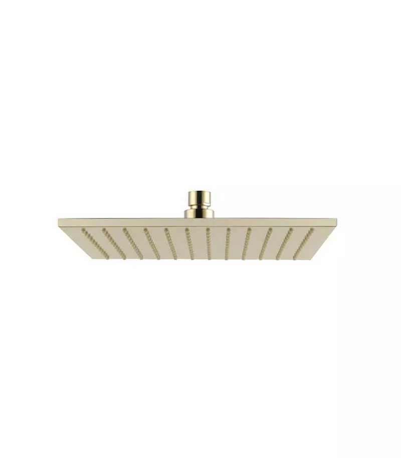 Cavallo 250mm Square Brushed Yellow Gold Shower Head 8mm Thickness 3 Cavallo 250mm Square Brushed Yellow Gold Shower Head 8mm Thickness
