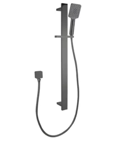 Bellino Gun Metal Grey Square Shower Rail