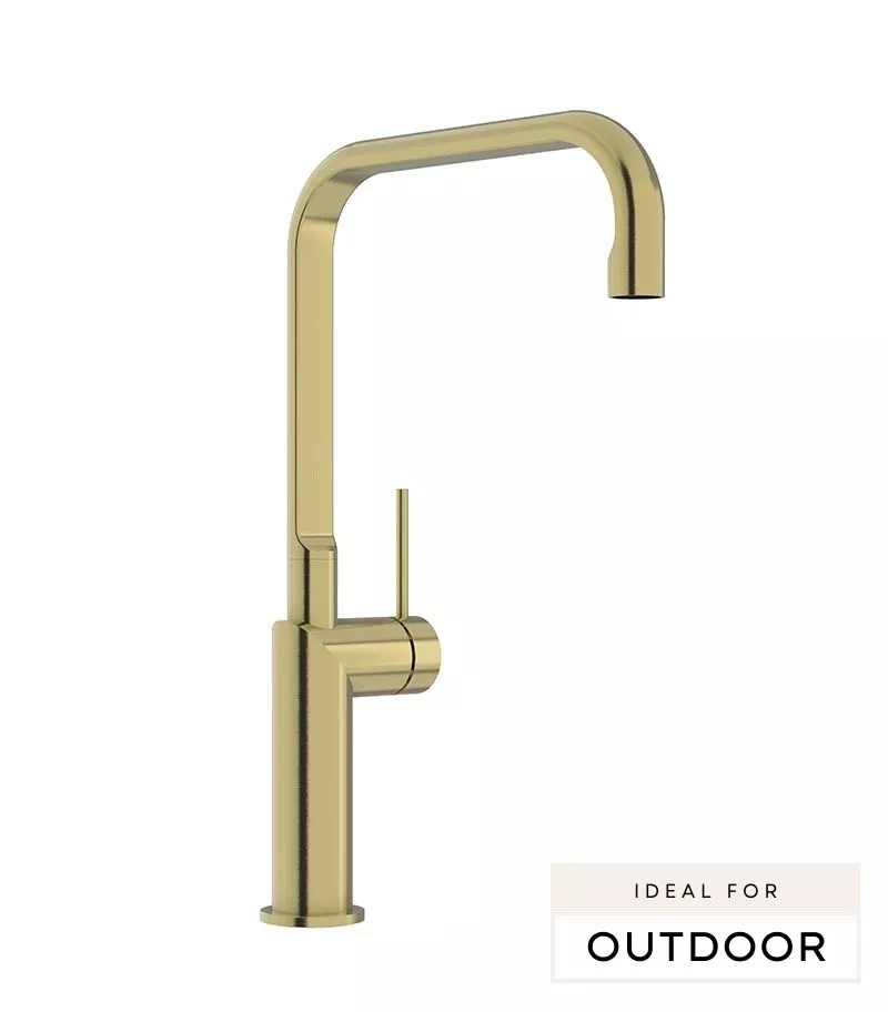 Elle 316 Stainless Steel Sink Mixer – Brushed Gold 3 Elle 316 Stainless Steel Sink Mixer – Brushed Gold