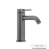 Elle 316 Stainless Steel Basin Mixer – Gunmetal Grey -Renovation SST675GM