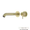 Elle 316 Stainless Steel Wall Outlet Mixer – Brushed Gold -Renovation SST676BG