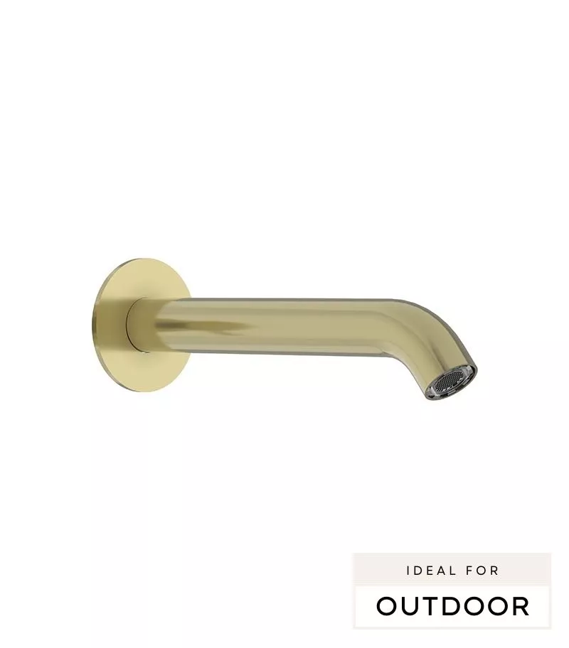 Elle 316 Stainless Steel Wall Spout – Brushed Gold 3 Elle 316 Stainless Steel Wall Spout – Brushed Gold