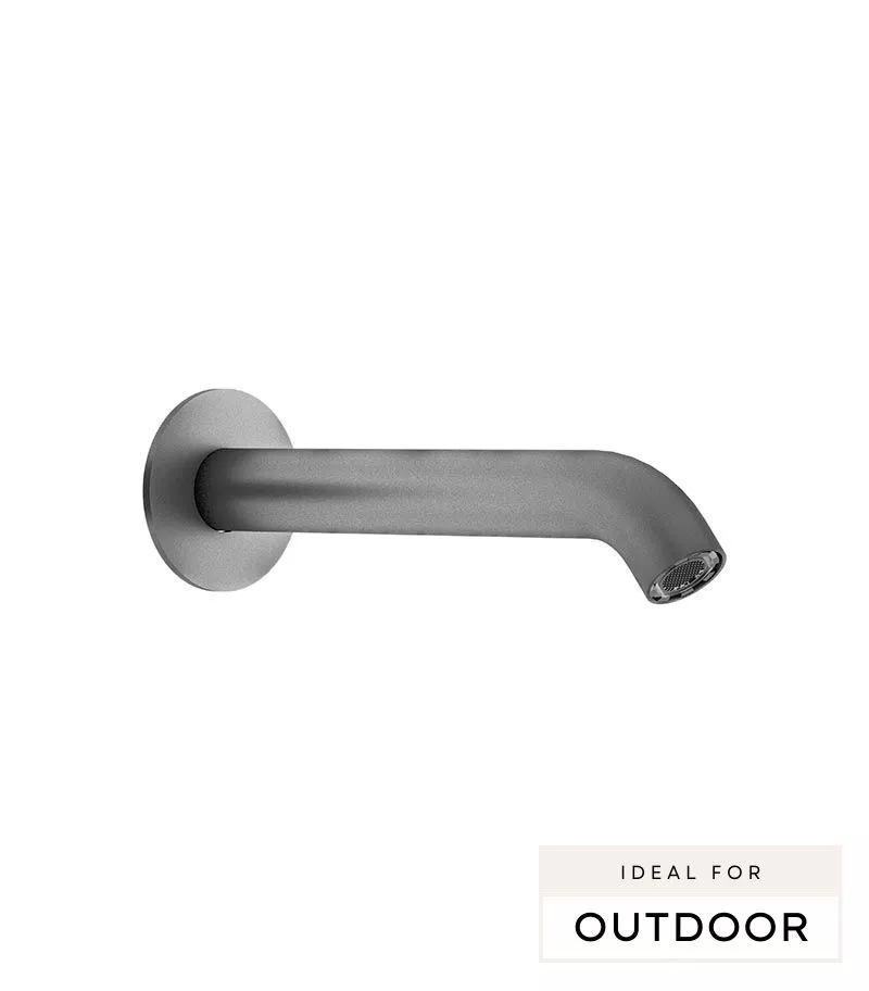 Elle 316 Stainless Steel Wall Spout – Gunmetal Grey 3 Elle 316 Stainless Steel Wall Spout – Gunmetal Grey