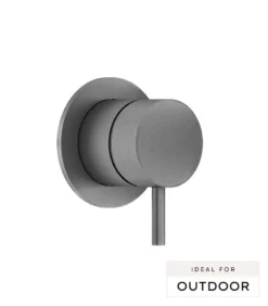 Elle 316 Stainless Steel Wall Mixer – Gunmetal Grey