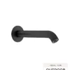 Elle 316 Stainless Steel Wall Spout – Matt Black -Renovation SST678MB 1