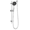 Gabe Chrome Round Hand Shower On Rail -Renovation T7802CP New
