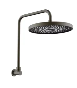 Gabe Gunmetal Grey Shower Head With Arm