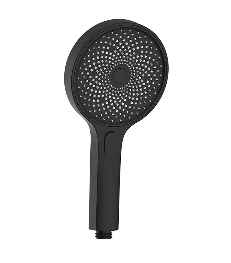 Gabe Matt Black Round Handheld Shower Head 3 Gabe Matt Black Round Handheld Shower Head