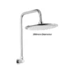 Loui Chrome Shower Head With Arm -Renovation T9083CP 02