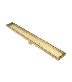 Poseidon Tile Insert Floor Grate 600mm To 1200mm – Gold