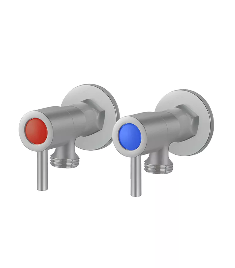 Pentro Brushed Nickel Round 1/4 Turn Washing Machine Stops 3 Pentro Brushed Nickel Round 1/4 Turn Washing Machine Stops